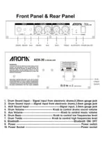 Aroma ADX-30 Drum Keyboard Amplifier - 30W Bluetooth Amp - Image 5