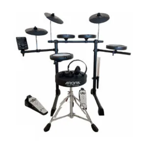 Aroma TDX-18 Electronic Drum Kit 16 Piece Bluetooth Drum Set