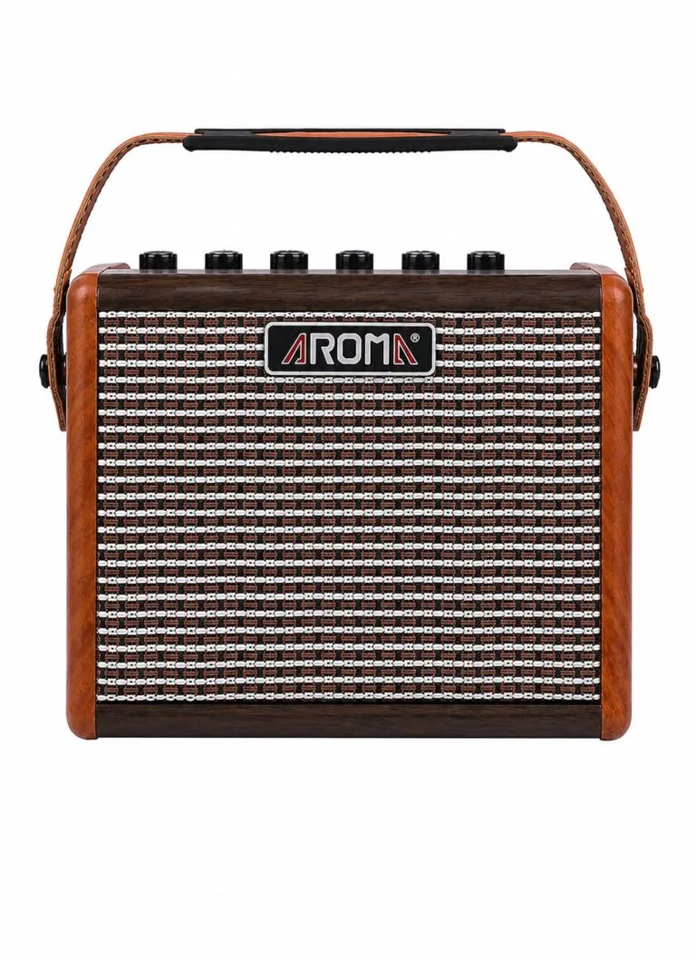 Aroma AG-15A Acoustic Guitar Amplifier 15W Portable Bluetooth Mini Live Amp