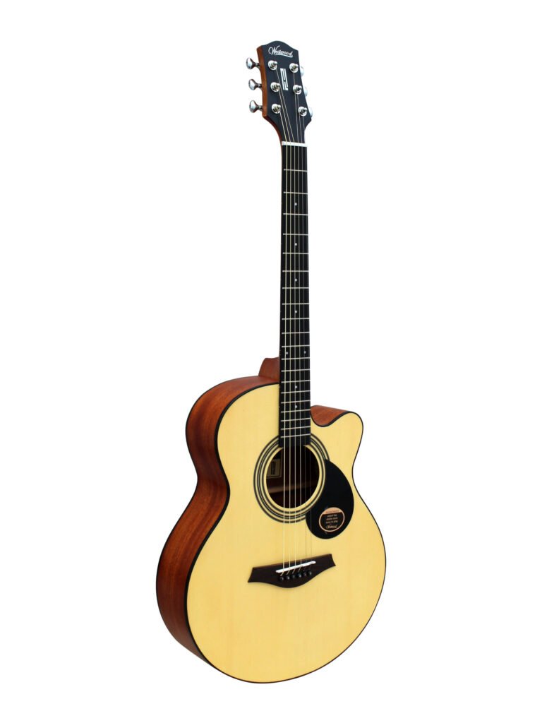 Westwood AC-8NA Acoustic Guitar 40 Inch Spruce Top Natural Cutaway Guitar