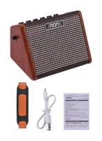 Aroma AG-15A Mini Live Acoustic Guitar Amplifier - 15W Bluetooth Portable Amp - Image 4