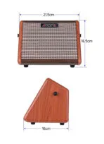 Aroma AG-15A Mini Live Acoustic Guitar Amplifier - 15W Bluetooth Portable Amp - Image 2