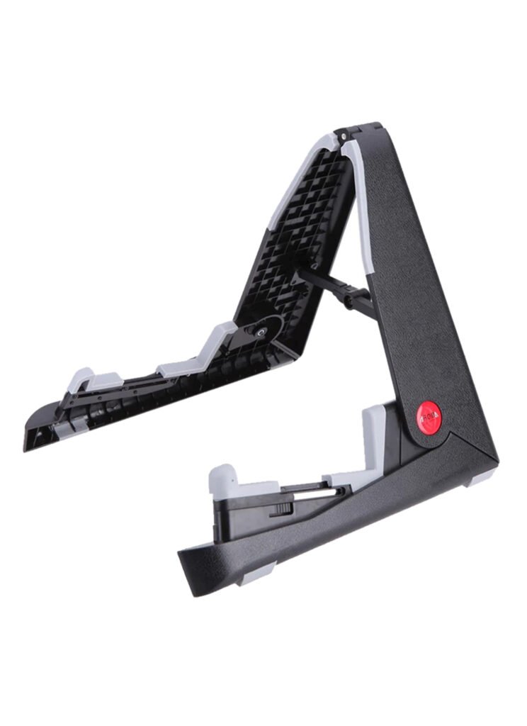 Aroma AGS-01 Folding Guitar Stand with Acoustic Guitar