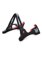 Aroma AGS-03 Folding Guitar Stand Black Portable ABS Guitar Stand