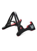 Aroma AGS-03 Folding Guitar Stand Black Portable ABS Guitar Stand