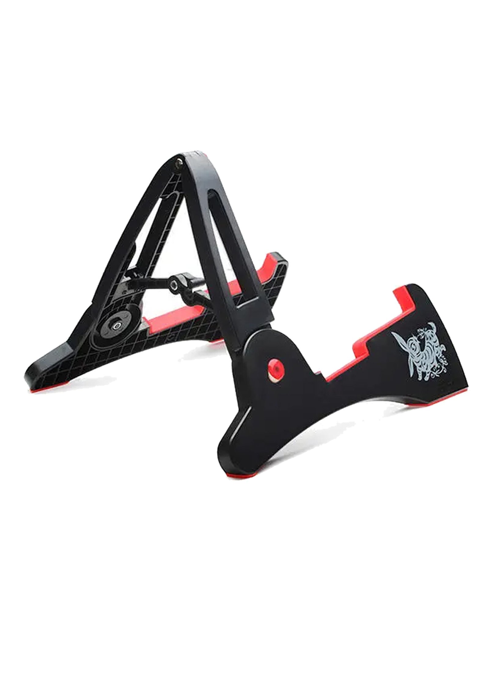 Aroma AGS-03 Folding Guitar Stand _00 Aroma AGS-03 Folding Guitar Stand Black Portable ABS Guitar Stand