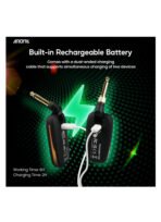 Aroma ARU-10 Wireless Guitar Transmitter Receiver - UHF 7 Channel System - Image 3