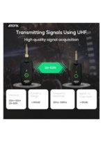 Aroma ARU-10 Wireless Guitar Transmitter Receiver - UHF 7 Channel System - Image 5