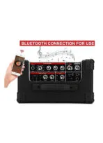 Aroma TM-15S Guitar Amplifier - 15W Electric Amp with Bluetooth & Footswitch - Image 3