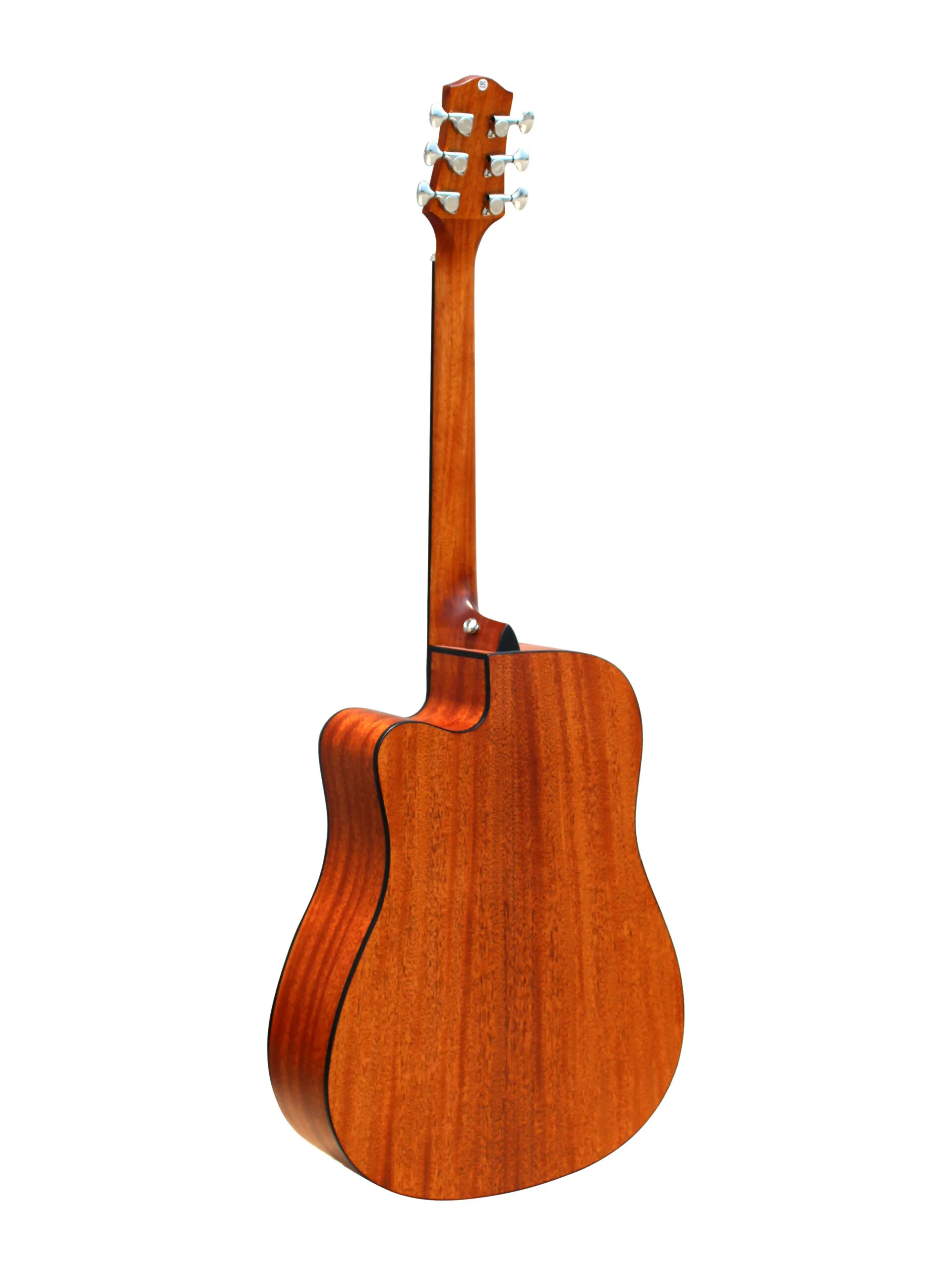 Westwood DC-8E NA Semi Acoustic Guitar - 41 Inch Dreadnought Natural - Image 3