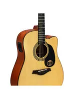 Westwood DC-8E NA Semi Acoustic Guitar - 41 Inch Dreadnought Natural - Image 4