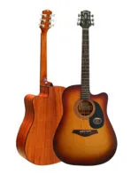 Westwood DC-8E OR Semi Acoustic Guitar - 41 Inch Oriental Retro Electro Acoustic - Image 2