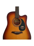 Westwood DC-8E OR Semi Acoustic Guitar - 41 Inch Oriental Retro Electro Acoustic - Image 4