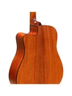 Westwood DC-8E OR Semi Acoustic Guitar - 41 Inch Oriental Retro Electro Acoustic - Image 5