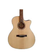 Westwood GA-10E V2 NA Semi Acoustic Guitar - 41 Inch Grand Auditorium Solid Spruce with Gig Bag - Image 4