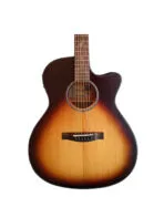 Westwood GA-10E V2 OR Semi Acoustic Guitar - Grand Auditorium Solid Spruce Oriental Retro - Image 4