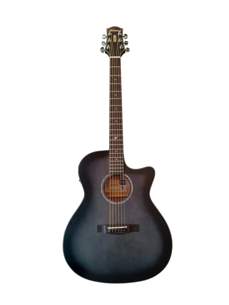 Westwood GA-10E V2 TBK Semi Acoustic Guitar 41 Inch Tobacco Black Solid Spruce Grand