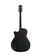 Westwood GA-10E V2 TBK Semi Acoustic Guitar - 41 Inch Tobacco Black Solid Spruce with Guitar Bag - Image 3