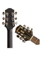 Westwood GA-10E V2 TBK Semi Acoustic Guitar - 41 Inch Tobacco Black Solid Spruce with Guitar Bag - Image 6