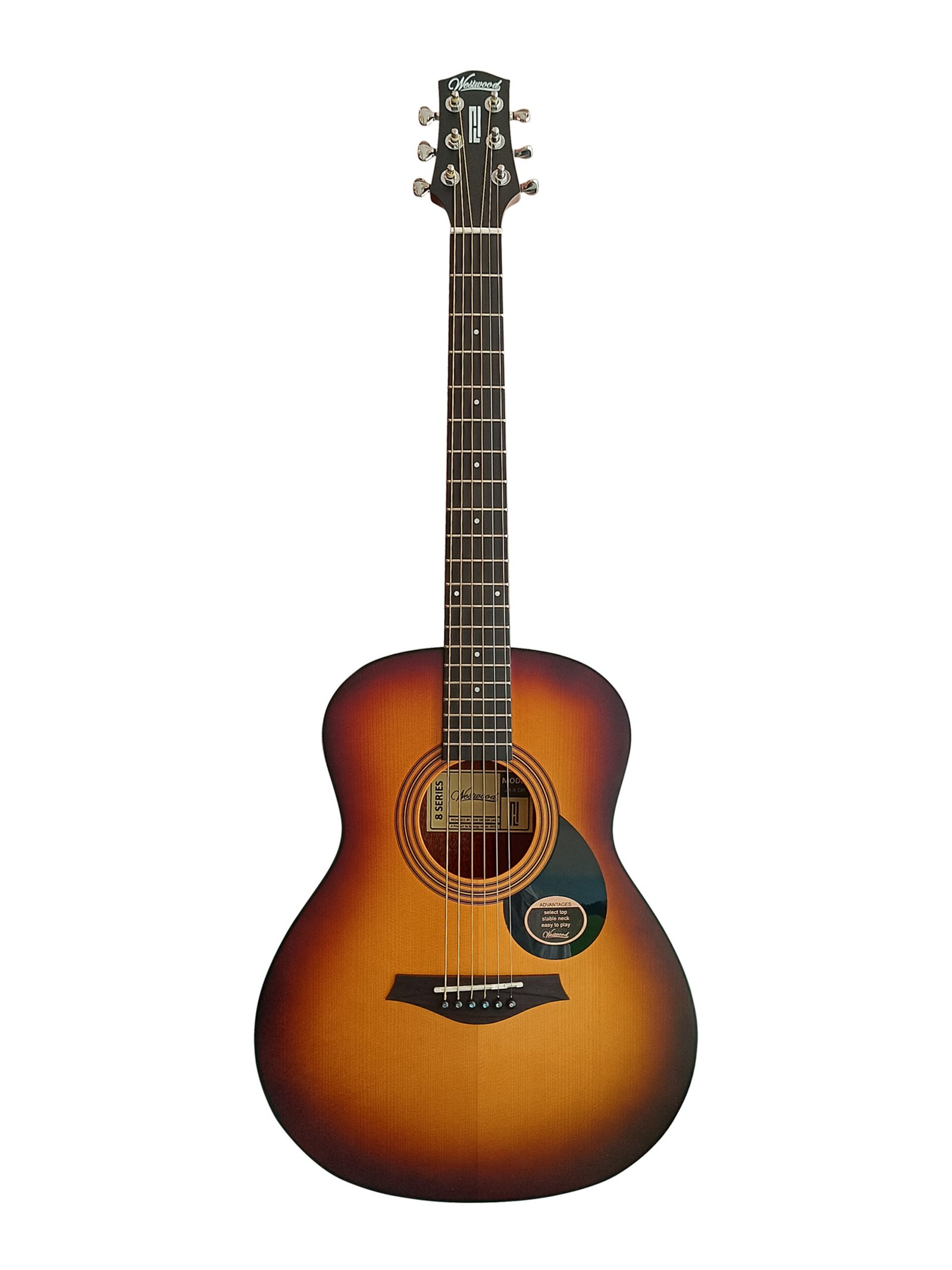 GC-8 OR _1 Westwood GC-8 OR Acoustic Guitar 40.5 Inch Grand Concert Oriental Retro