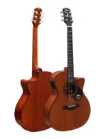 Westwood GC-8E M Semi Acoustic Guitar - 40.5 Inch Grand Concert Mahogany - Image 2