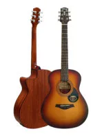 Westwood GC-8E OR Semi Acoustic Guitar - 40.5 Inch Grand Concert Oriental Retro - Image 2