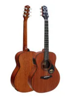 Westwood JR-8E M Semi Acoustic Guitar - 36 Inch Junior Mahogany - Image 2