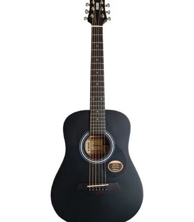 Westwood MD-8 BK Acoustic Guitar 34 Inch Mini Dreadnought Black