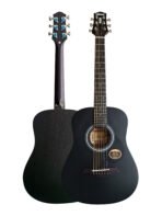 Westwood MD-8 BK Acoustic Guitar - 34 Inch Mini Dreadnought Black - Image 2