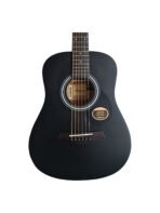 Westwood MD-8 BK Acoustic Guitar - 34 Inch Mini Dreadnought Black - Image 4