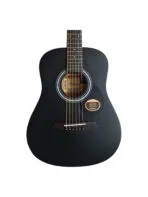 Westwood MD-8 BK Acoustic Guitar - 34 Inch Mini Dreadnought Black - Image 4