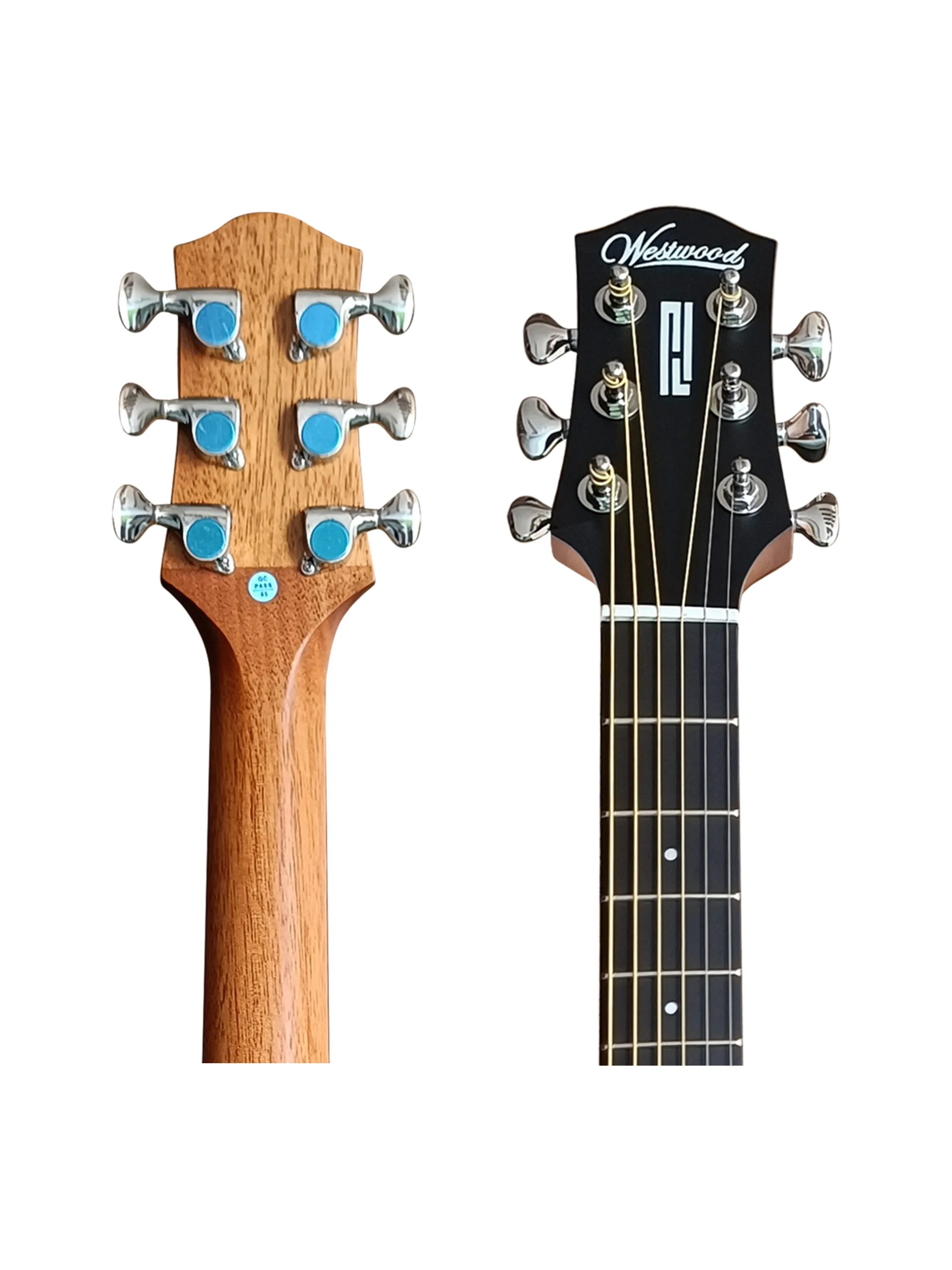 Westwood MD-8 M Acoustic Guitar - 34 Inch Mini Dreadnought Mahogany - Image 6