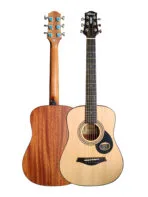 Westwood MD-8NA Acoustic Guitar - 34 Inch Mini Dreadnought Travel Guitar - Image 2