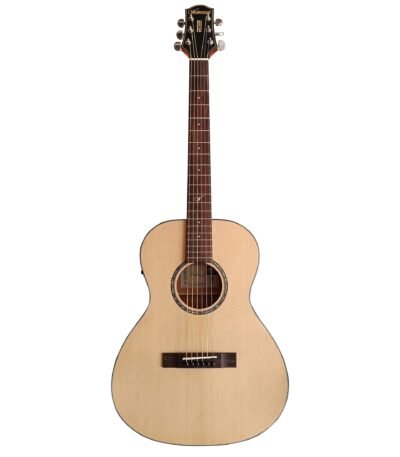 Westwood PB-10E Semi Acoustic Guitar 38 Inch Parlor Natural