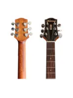 Westwood PB-10E OR Semi Acoustic Guitar - 38 Inch Parlor Oriental Retro with Gig Bag - Image 6