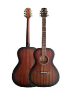 Westwood PB-10E TB Semi Acoustic Guitar - 38 Inch Parlor Tobacco Burst with Gig Bag - Image 2