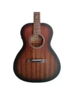 Westwood PB-10E TB Semi Acoustic Guitar - 38 Inch Parlor Tobacco Burst with Gig Bag - Image 4
