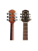 Westwood PB-10E TB Semi Acoustic Guitar - 38 Inch Parlor Tobacco Burst with Gig Bag - Image 6