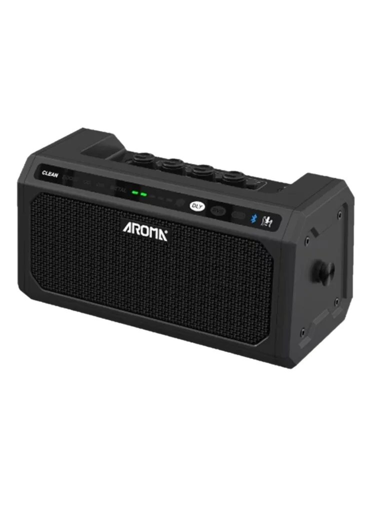 Aroma TG-08 Guitar Amplifier Black 10W Portable Bluetooth Amp
