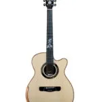 Merida A18GAC1 EQ Semi Acoustic Guitar Grand Auditorium Solid Spruce Natural