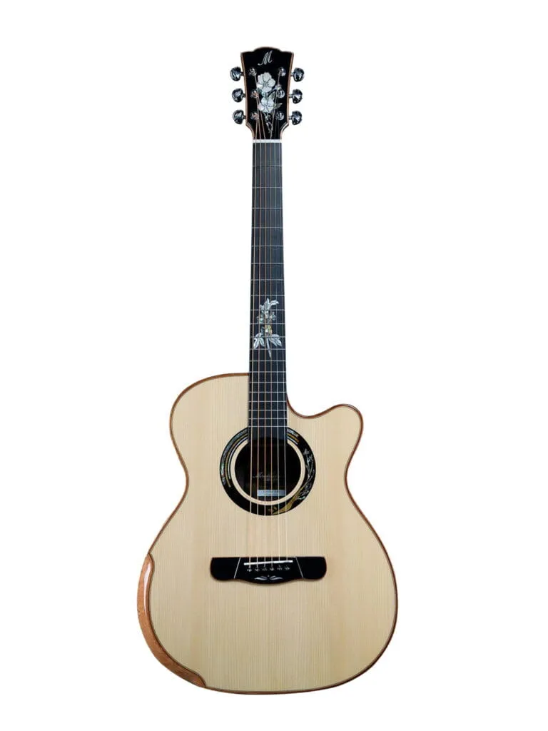 Merida A18GAC1 EQ Semi Acoustic Guitar Grand Auditorium Solid Spruce Natural