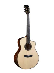 Merida Cobra 41GC EQ Semi Acoustic Guitar Grand Concert Solid Quilted Sapele