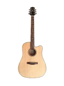 Westwood DC-10SE NA Semi Acoustic Guitar 41 Inch Natural Solid Sitka Spruce Dreadnought