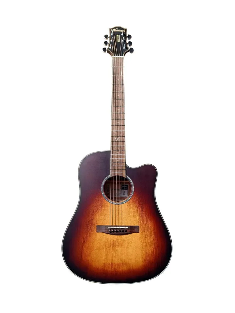 Westwood DC-10SE OR Semi Acoustic Guitar 41 Inch Oriental Retro Solid Sitka Spruce