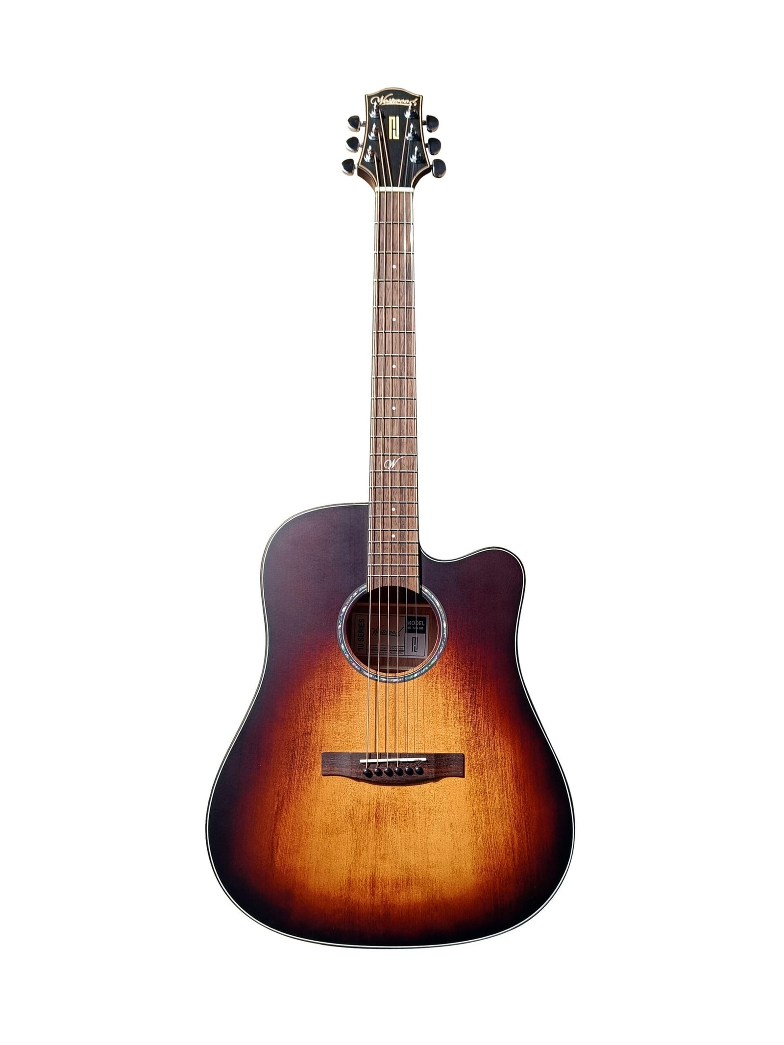 DC 10SE OR _1 Westwood DC-10SE OR Semi Acoustic Guitar 41 Inch Oriental Retro Solid Sitka Spruce