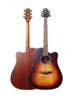 Westwood DC-10SE OR Semi Acoustic Guitar - 41 Inch X2 Double Pickup and Guitar Bag - Image 2