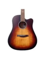 Westwood DC-10SE OR Semi Acoustic Guitar - 41 Inch X2 Double Pickup and Guitar Bag - Image 4