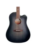 Westwood DC-10SE TBK Semi Acoustic Guitar - 41 Inch with X2 Double Pickup and Guitar Bag - Image 4