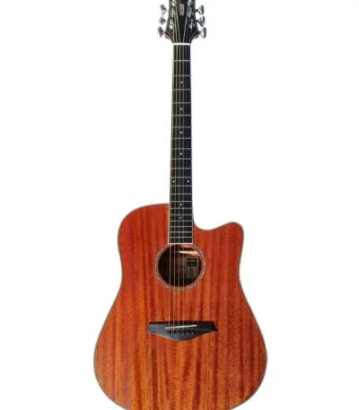 Westwood DC-340E M Semi Acoustic Guitar 41 Inch Oriental Retro Dreadnought Fishman Presys II