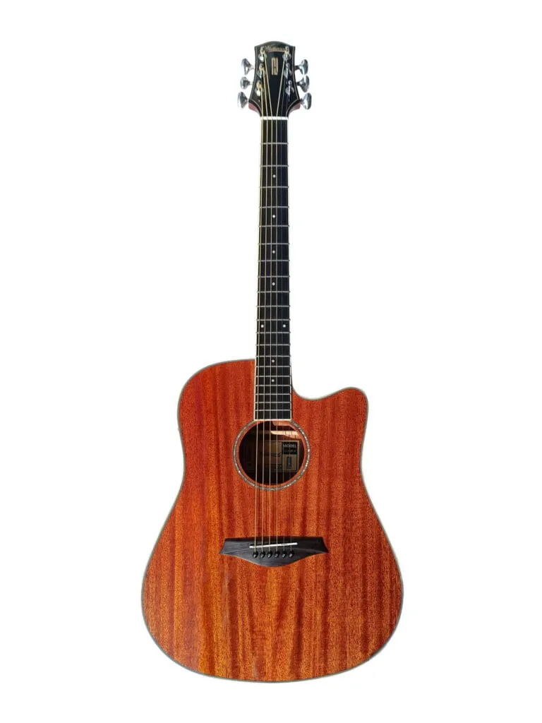 Westwood DC-340E M Semi Acoustic Guitar 41 Inch Oriental Retro Dreadnought Fishman Presys II
